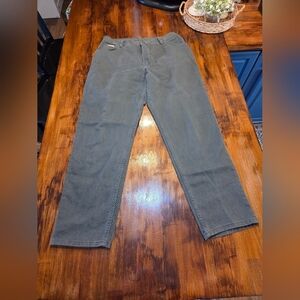 Vintage Wrangler womens green straight leg jeans size 16x32